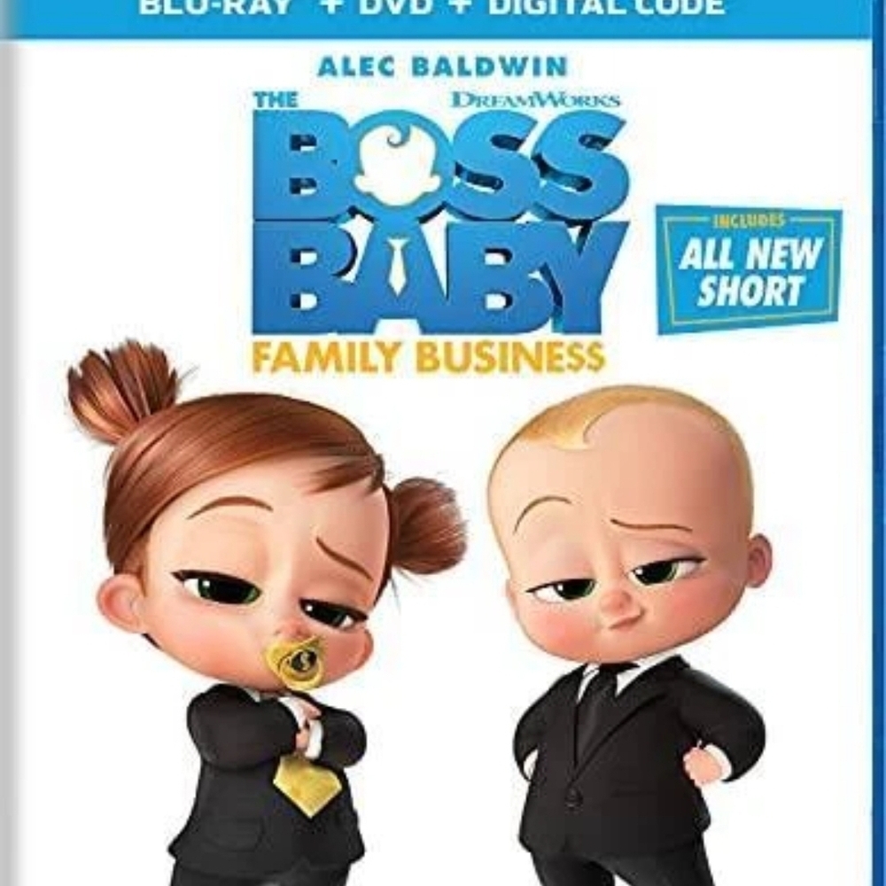 The Boss Baby: Family Business - Blu-ray  DVD ‎ Digital - Blu-ray - NEW